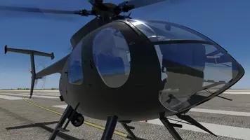 Milviz released PBR version of their MD 530F for FSX and P3D