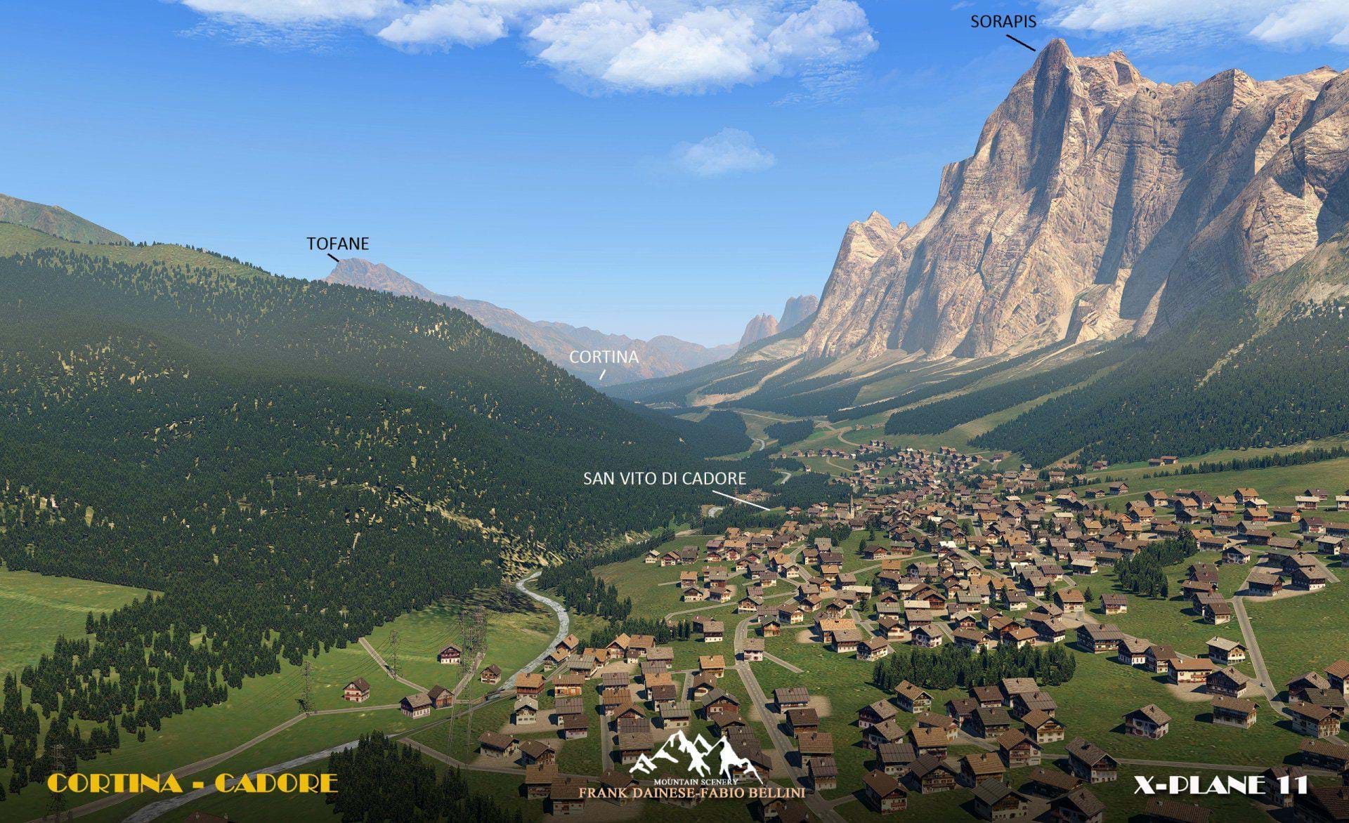 Frank Dainese and Fabio Bellini’s Dolomites 3D - Cortina - Cadore