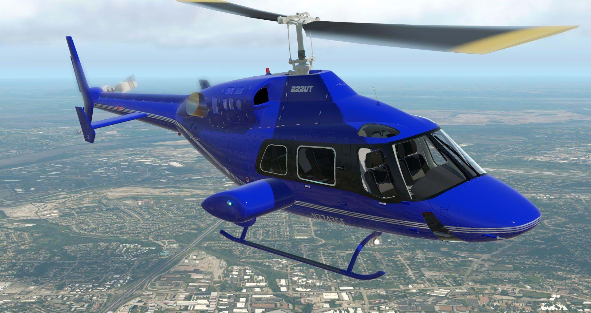 Cowan Simulation Bell 222UT for X-Plane