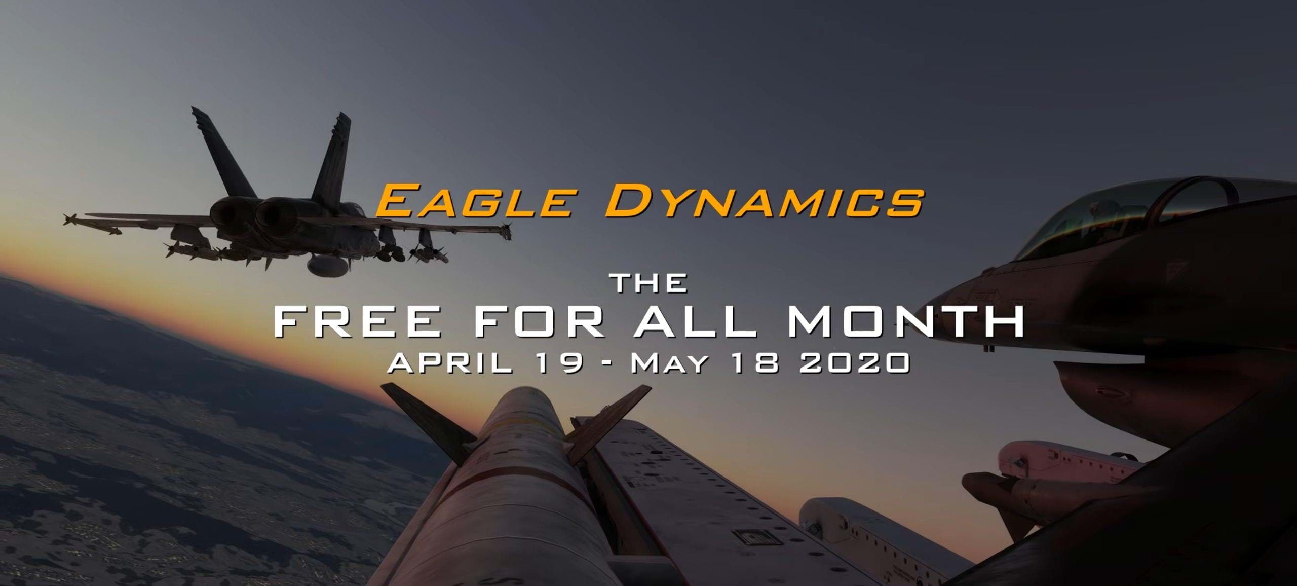 All the DCS modules free for a whole month
