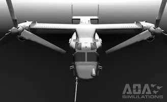 AOA Simulations show progress on V-22, announces 3 versions