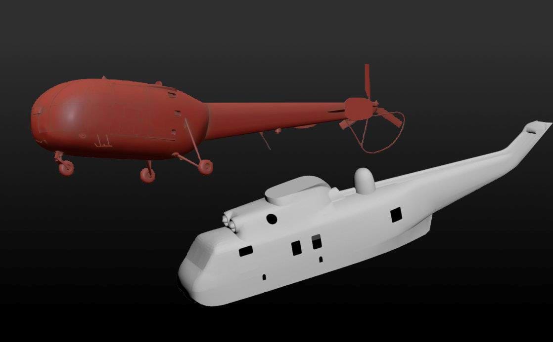 RAZBAM teases the community with Alouette III and Sea King models