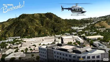 Information about ORBX Hollywood Burbank Airport for P3D, helipad screenshots
