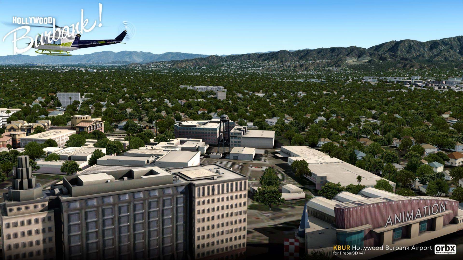 ORBX Hollywood Burbank Airport for P3D - ABC Tower