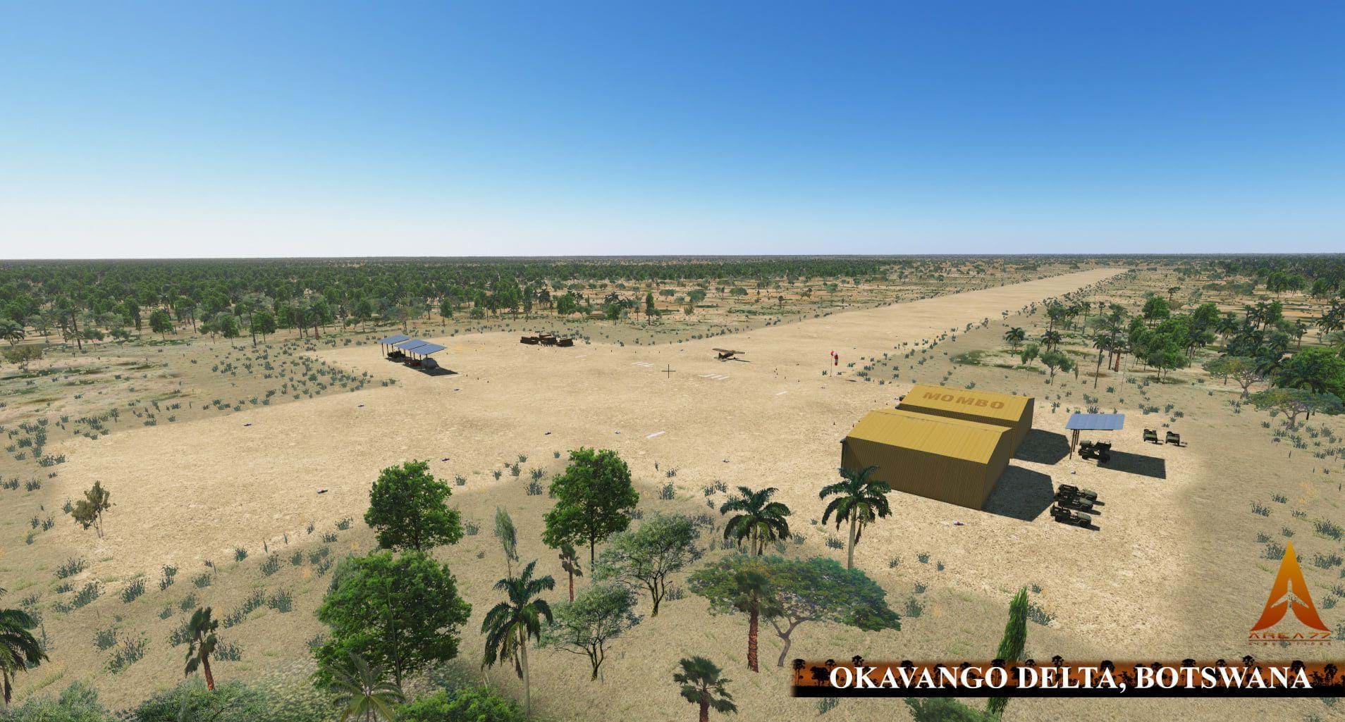 Freeware Okavango Delta scenery for X-Plane