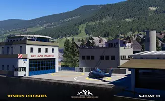 Frank Dainese and Fabio Bellini released Dolomites - Val Gardena for X-Plane