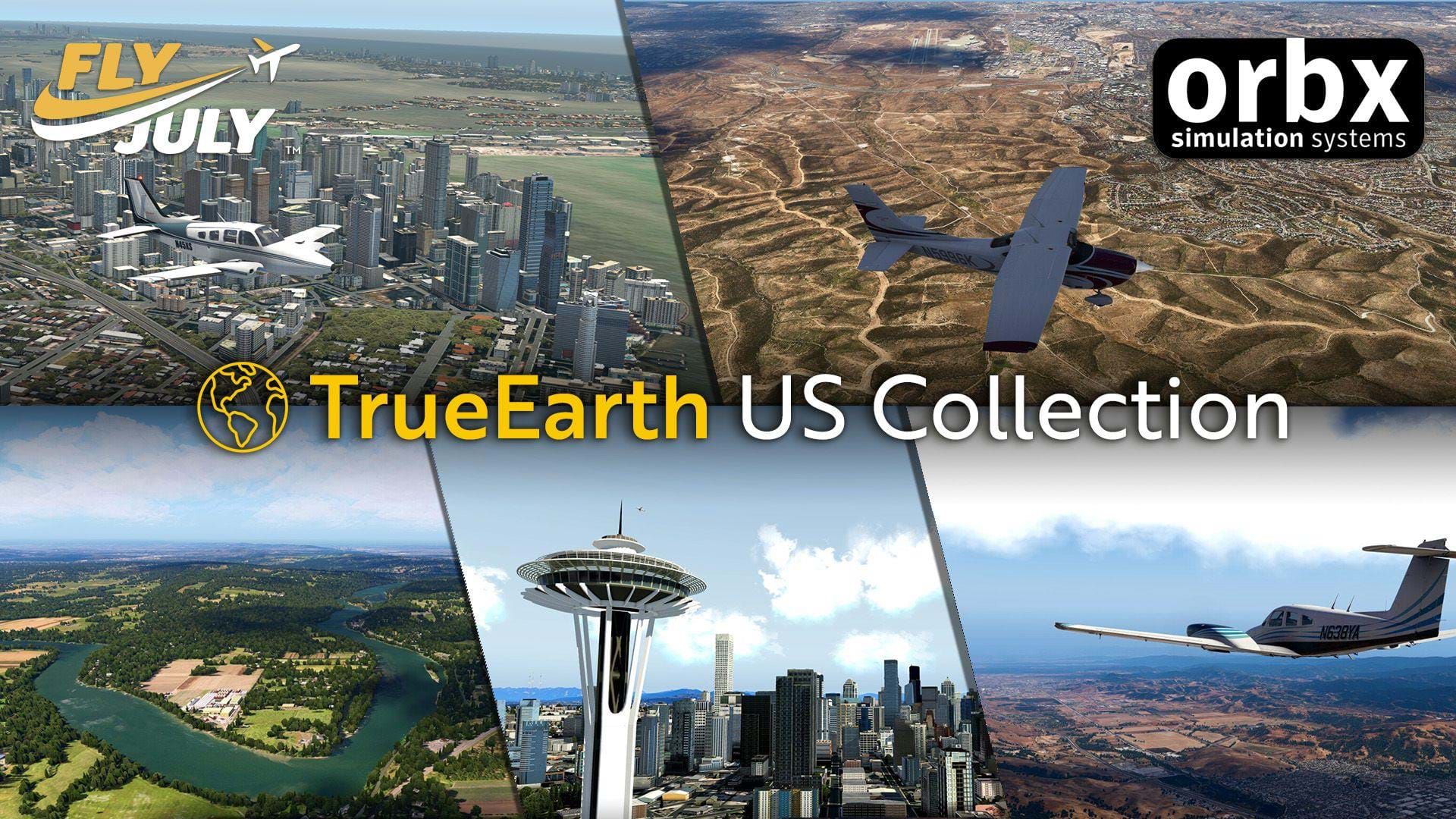 TrueEarth US Collection Bundle for X-Plane