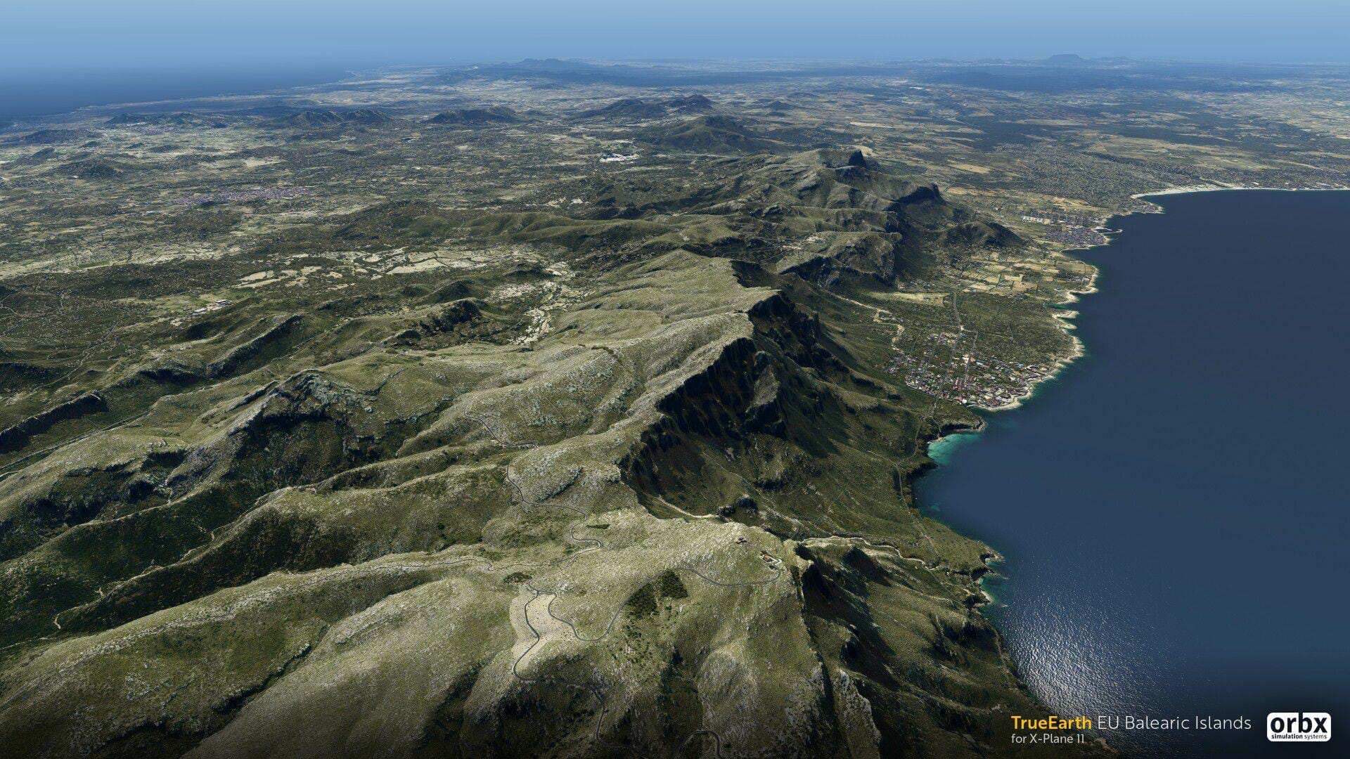ORBX TrueEarth Balearic Islands for X-Plane