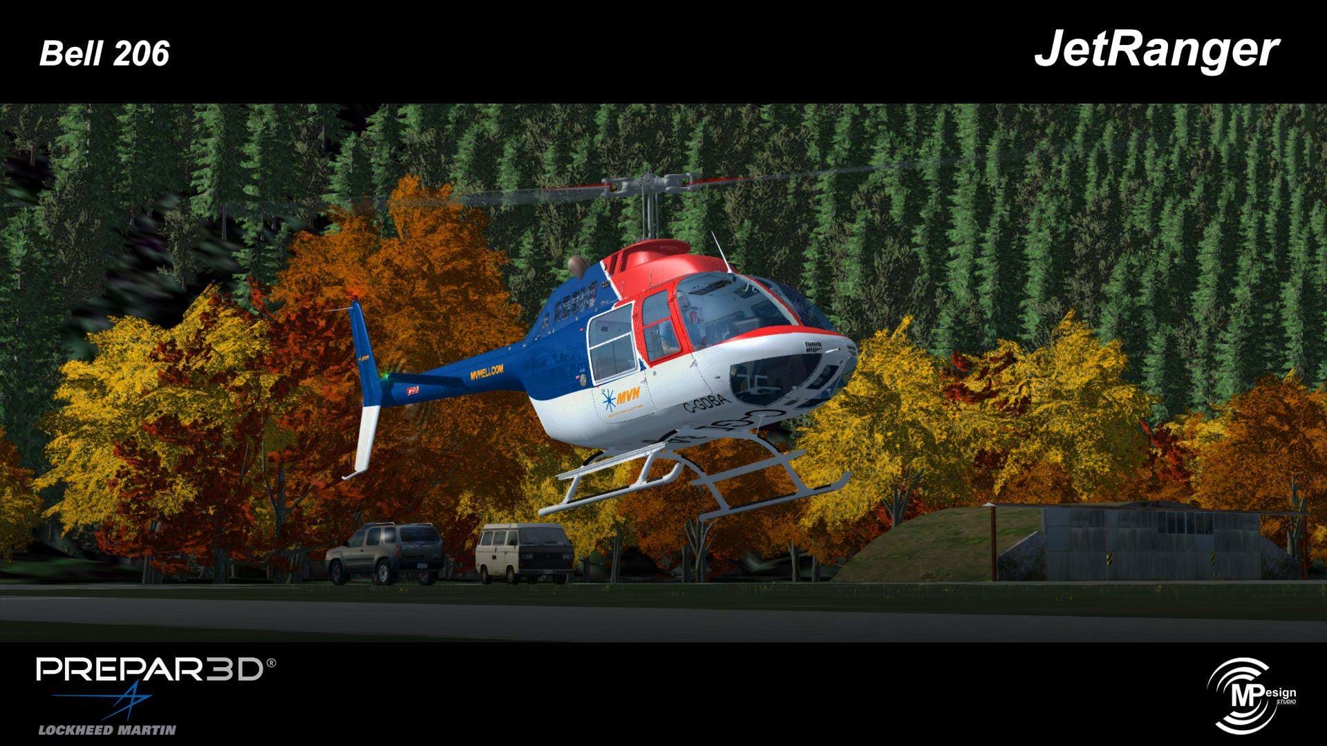 MP Design Studio Bell 206 for P3D