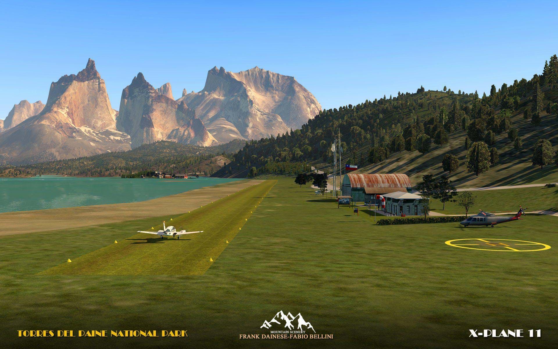 Frank Dainese and Fabio Bellini - Torres del Paine National Park for X-Plane