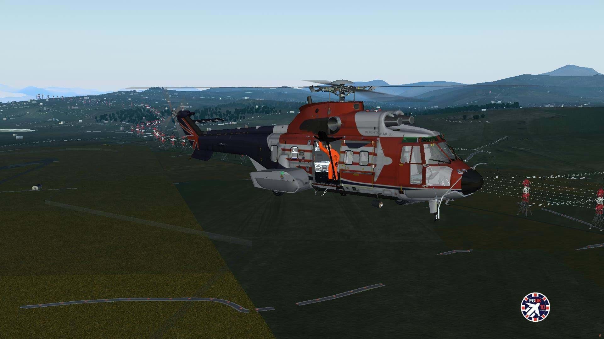 AS332L2/AS532 Cougar for FlightGear