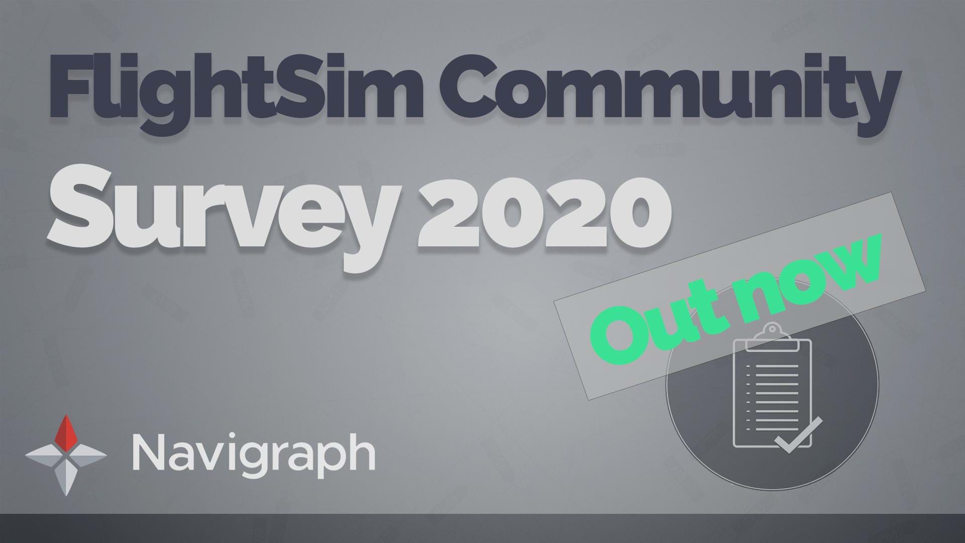Navigraph’s FlightSim Community Survey 2020