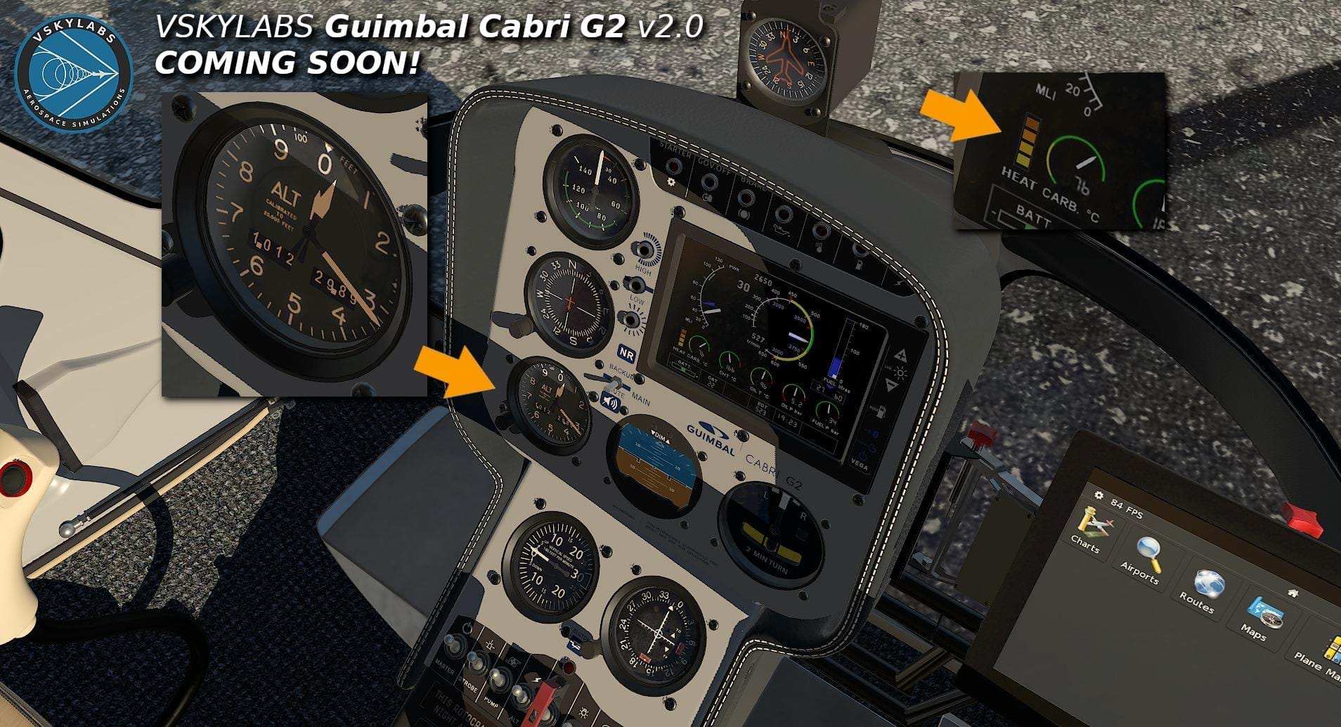 VSKYLABS Cabri G2 for X-Plane