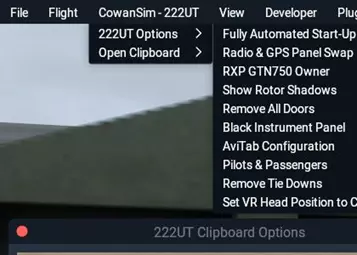Cowan Simulation updated the Bell 222B/UT to version 2.6