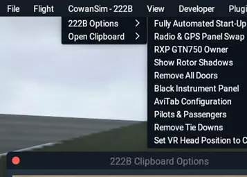 Cowan Simulation released new update for the Bell 222B/UT for X-Plane