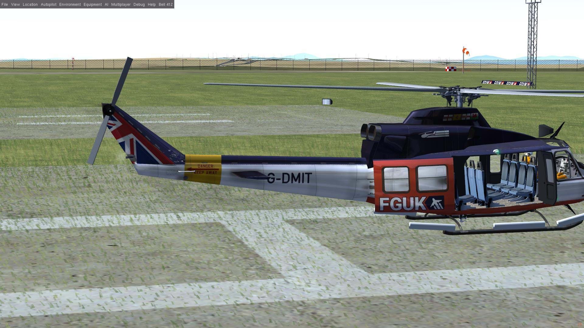 FGUK Bell 412 for FlightGear