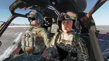 Polychop added pilots to the Kiowa, with a nice surprise