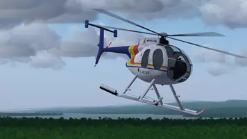 FGUK’s most recent update for FlightGear: the MD-500E