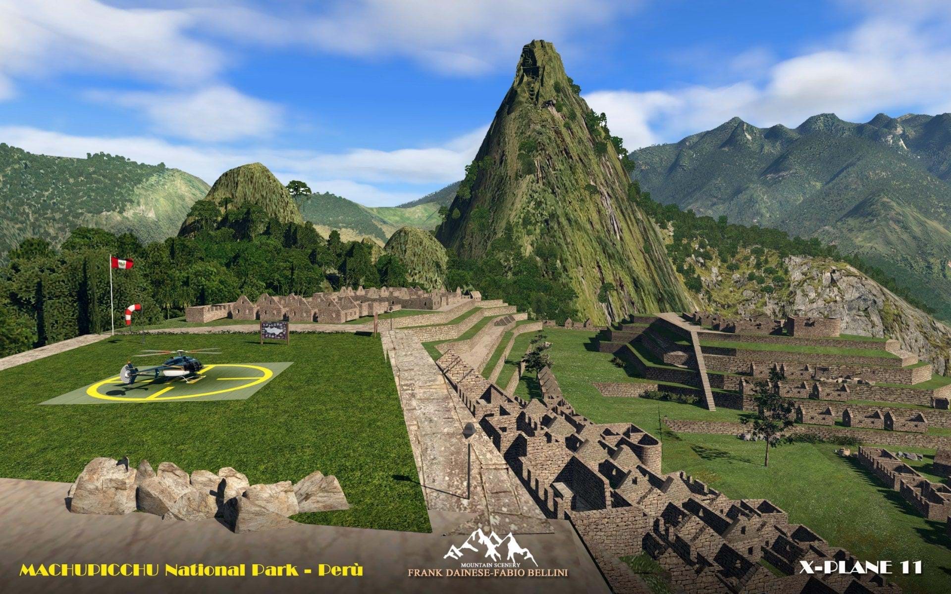 Frank Dainese and Fabio Bellini announce Machu Picchu for X-Plane