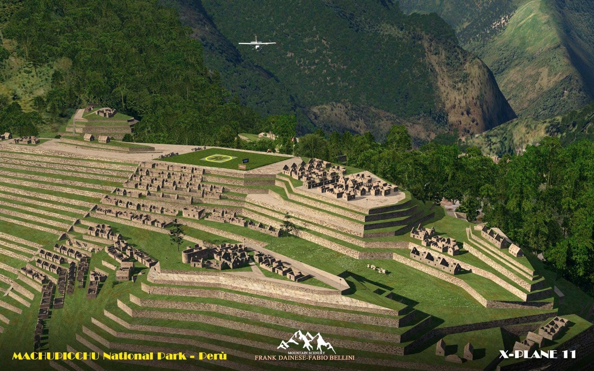 Frank Dainese and Fabio Bellini Machu Picchu for X-Plane