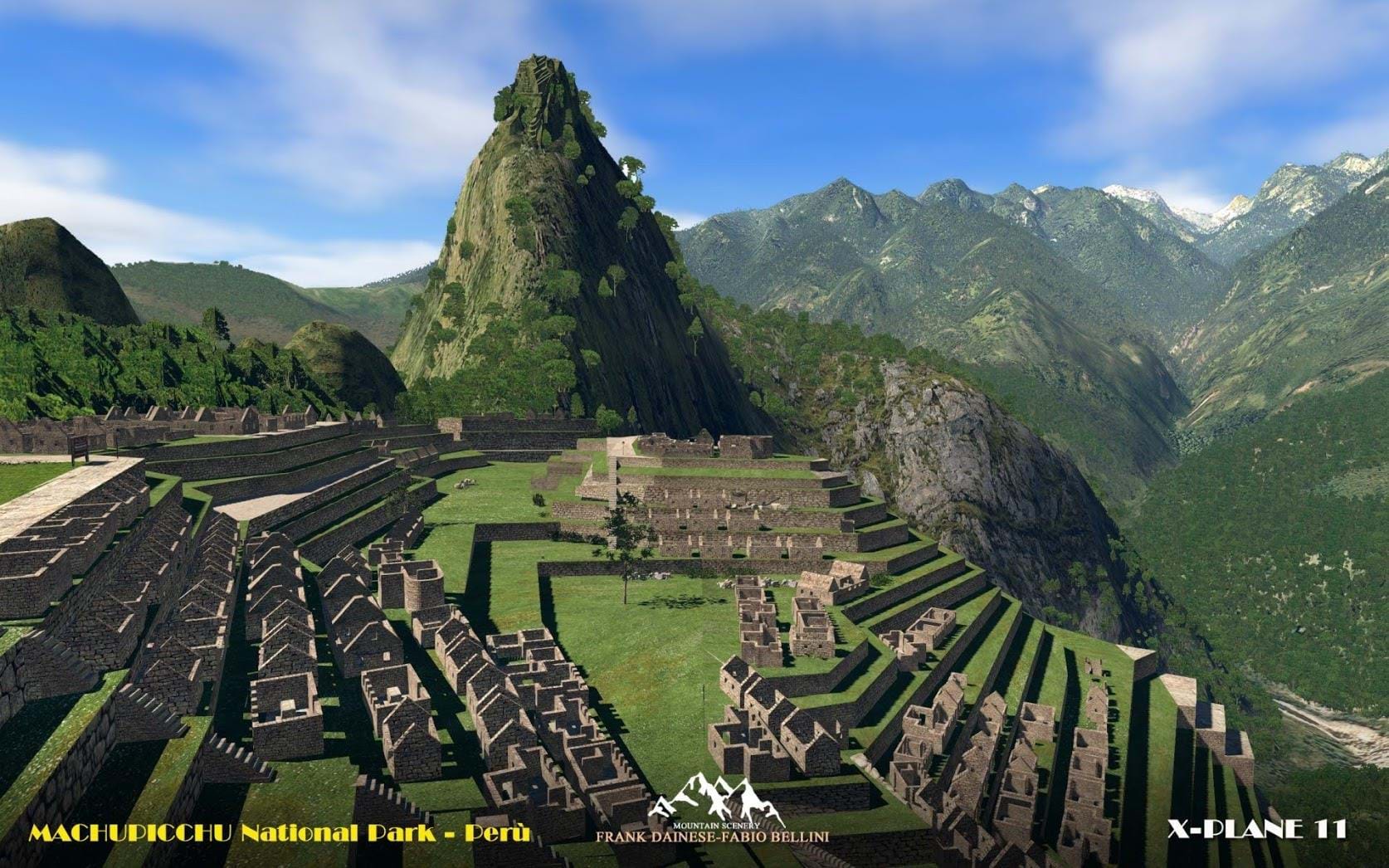 Frank Dainese and Fabio Bellini Machu Picchu National Park for X-Plane