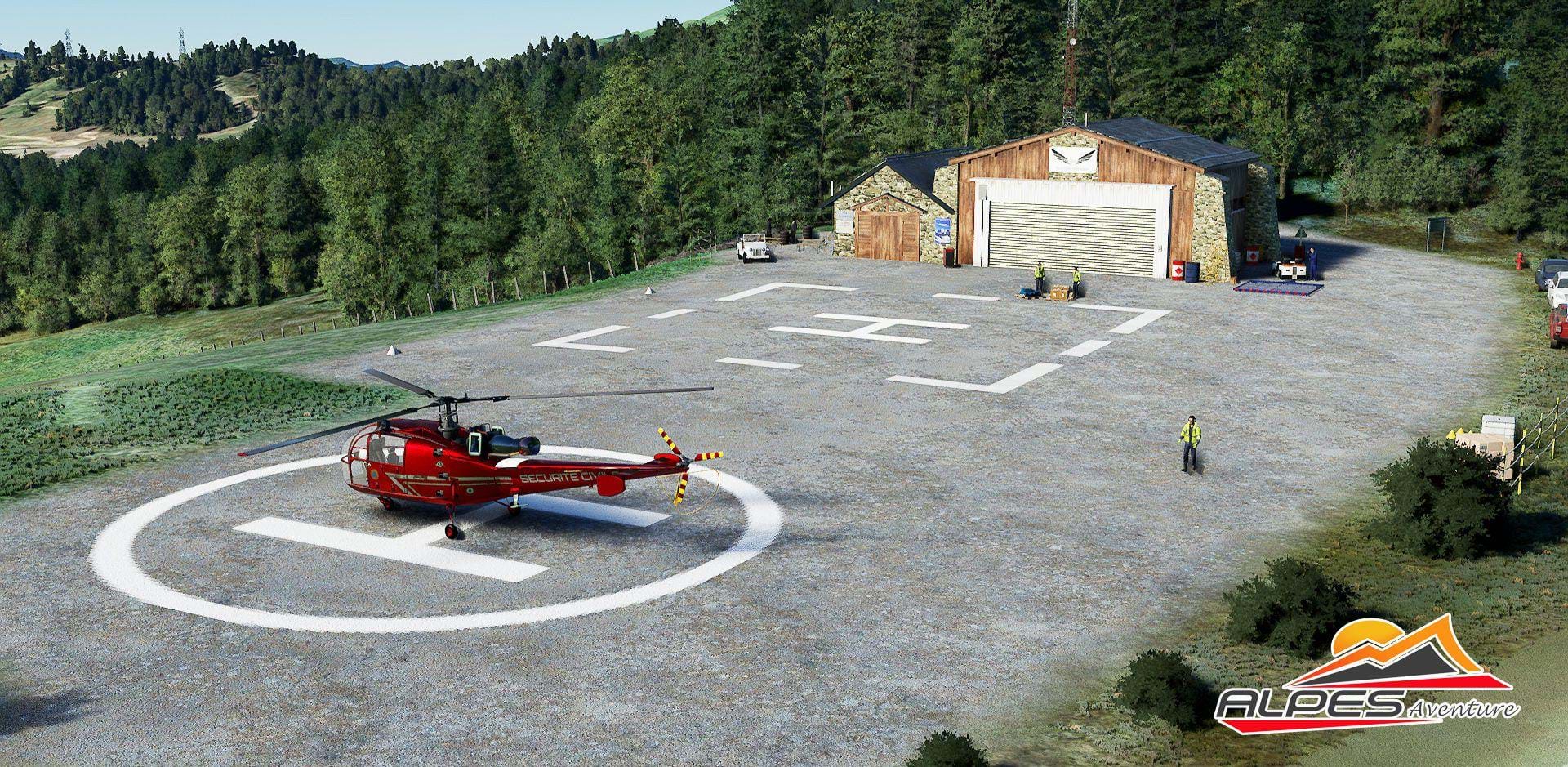 Avoriaz Altisurface F7427 by alpesAventure for Microsoft Flight Simulator