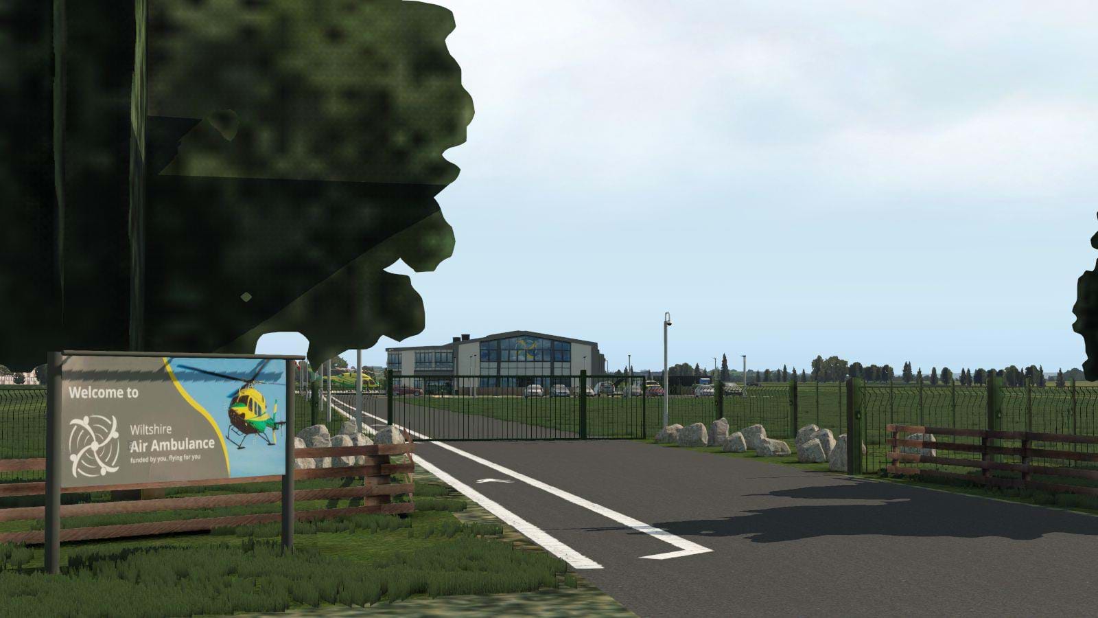 Charity Scenery Project Wiltshire Air Ambulance Trust for X-Plane