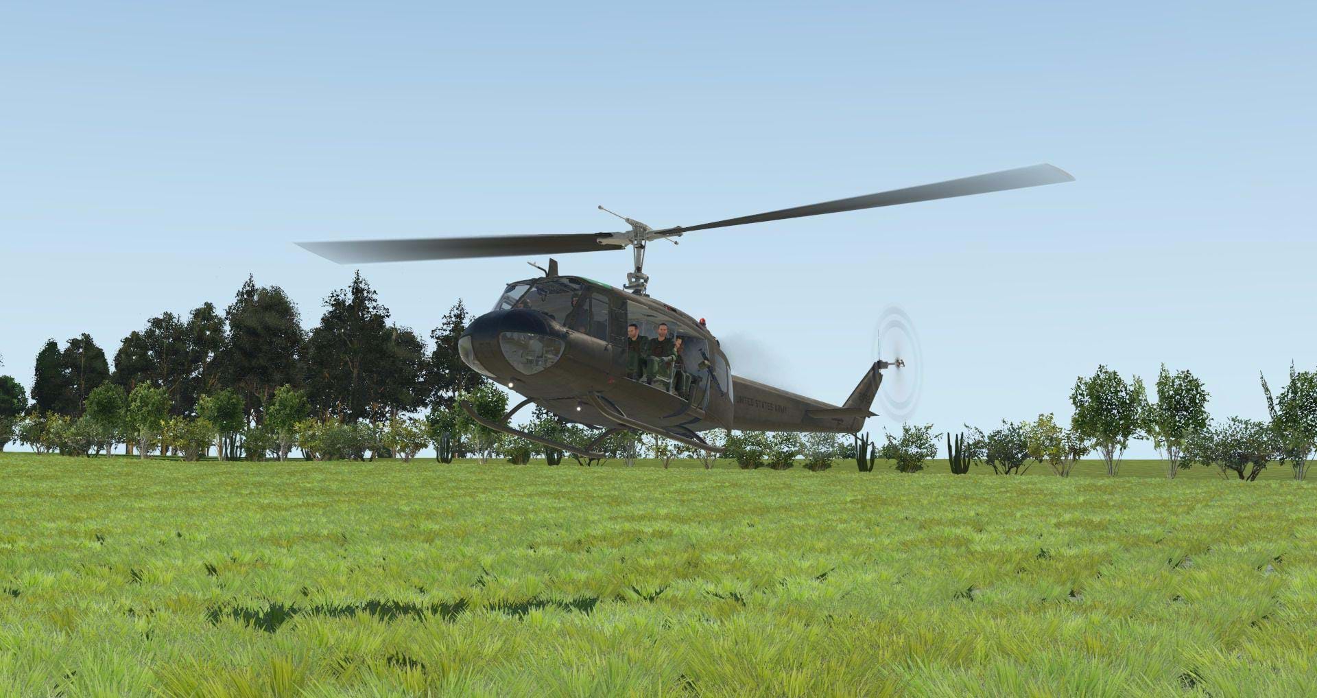 Nimbus Simulation updated the Huey for X-Plane
