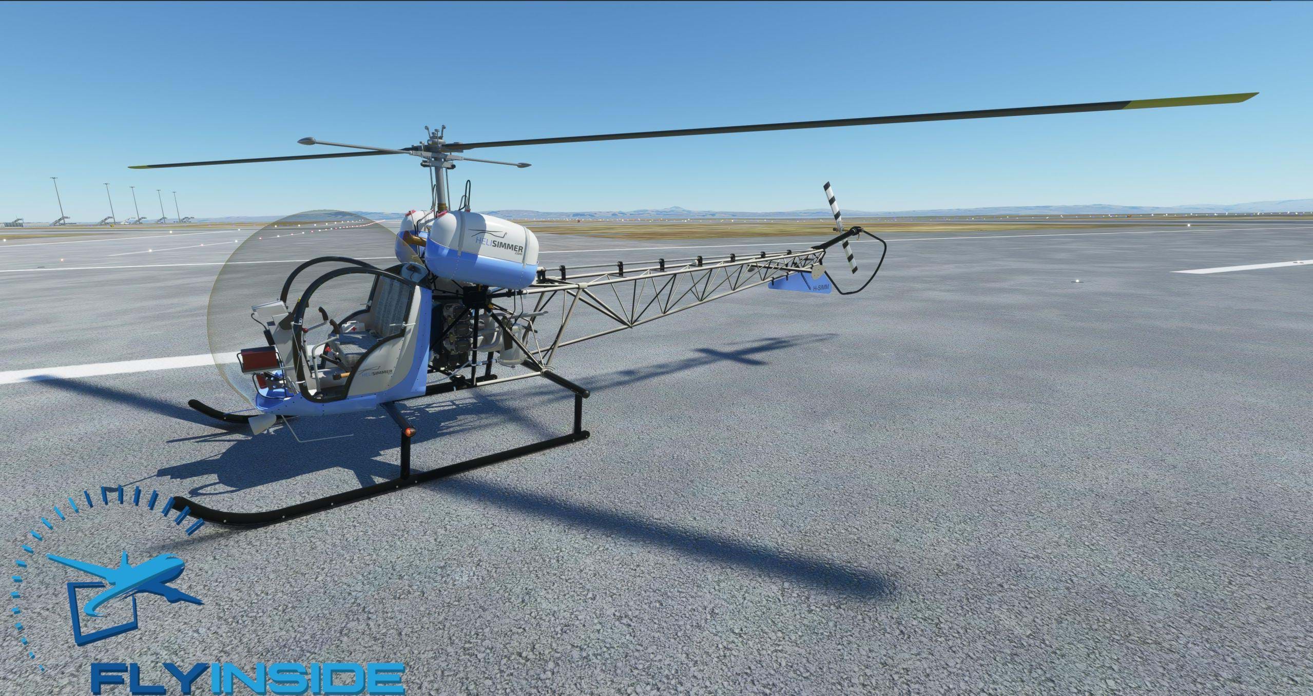 FlyInside Bell 47 for Microsoft Flight Simulator