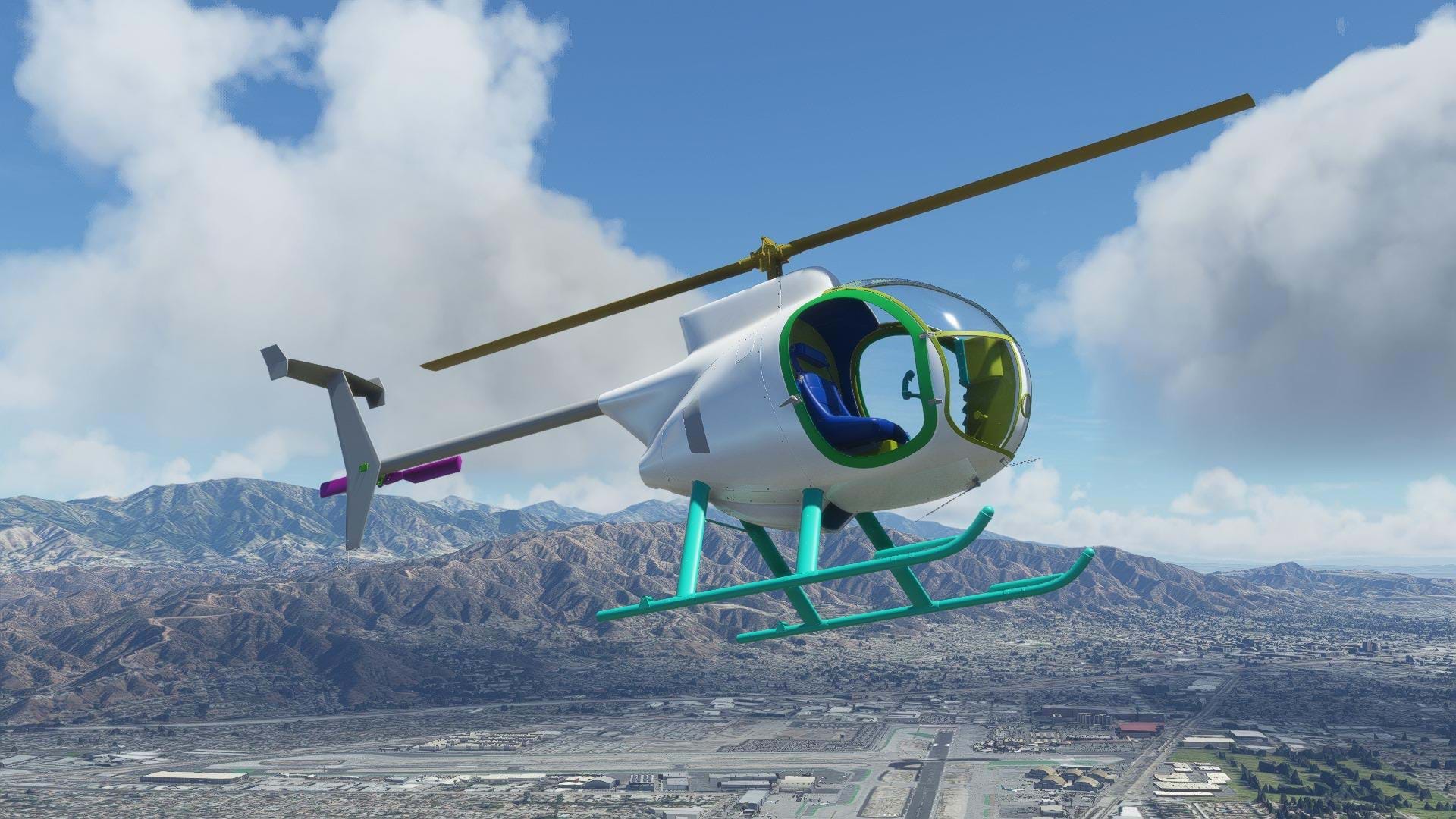 Indiafoxtecho Mini-500 experiment for Microsoft Flight Simulator