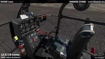 New screenshots of the Philip Ubben/Khamsin Studio SA315B Lama for X-Plane