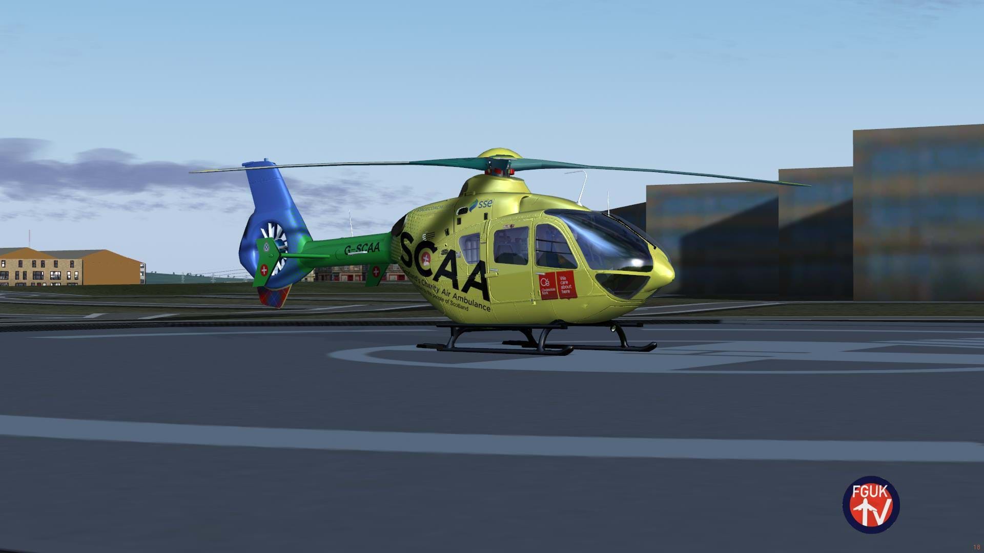 FGUK released Hospital Helipads for Scotland for FlightGear