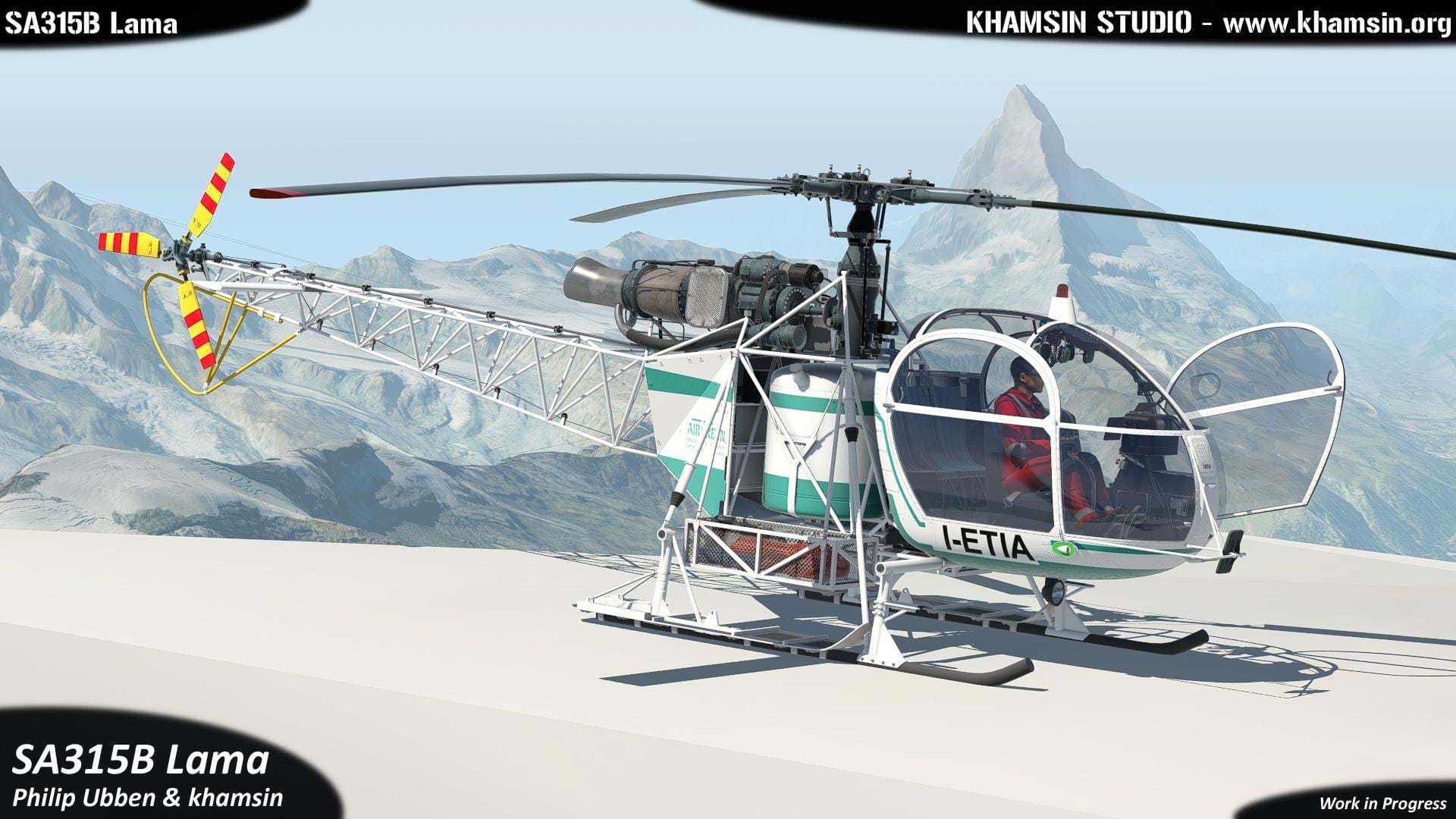 Philip Ubben and Khamsin Studio SA-315B Lama for X-Plane