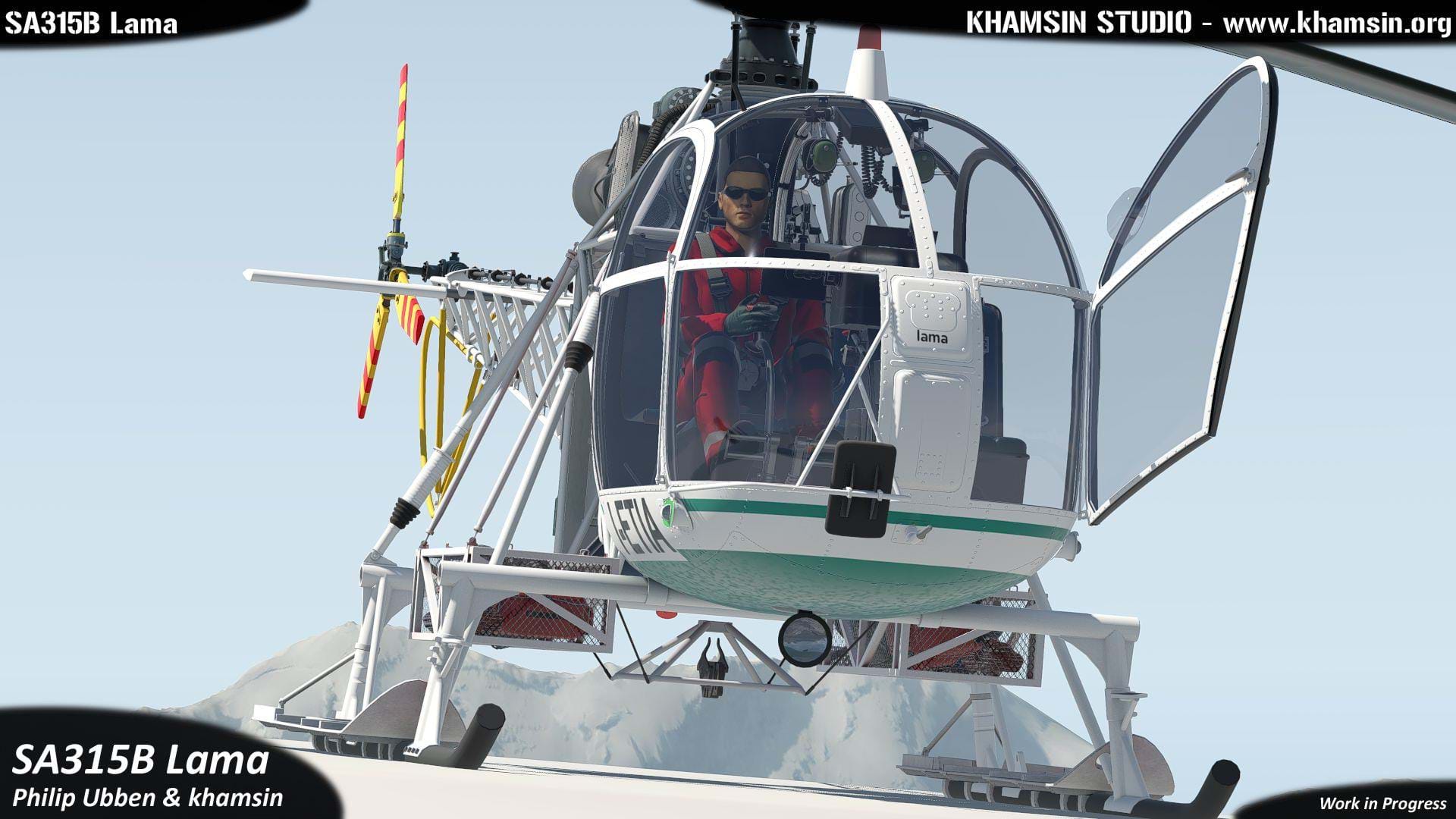 Philip Ubben and Khamsin Studio SA-315B Lama for X-Plane