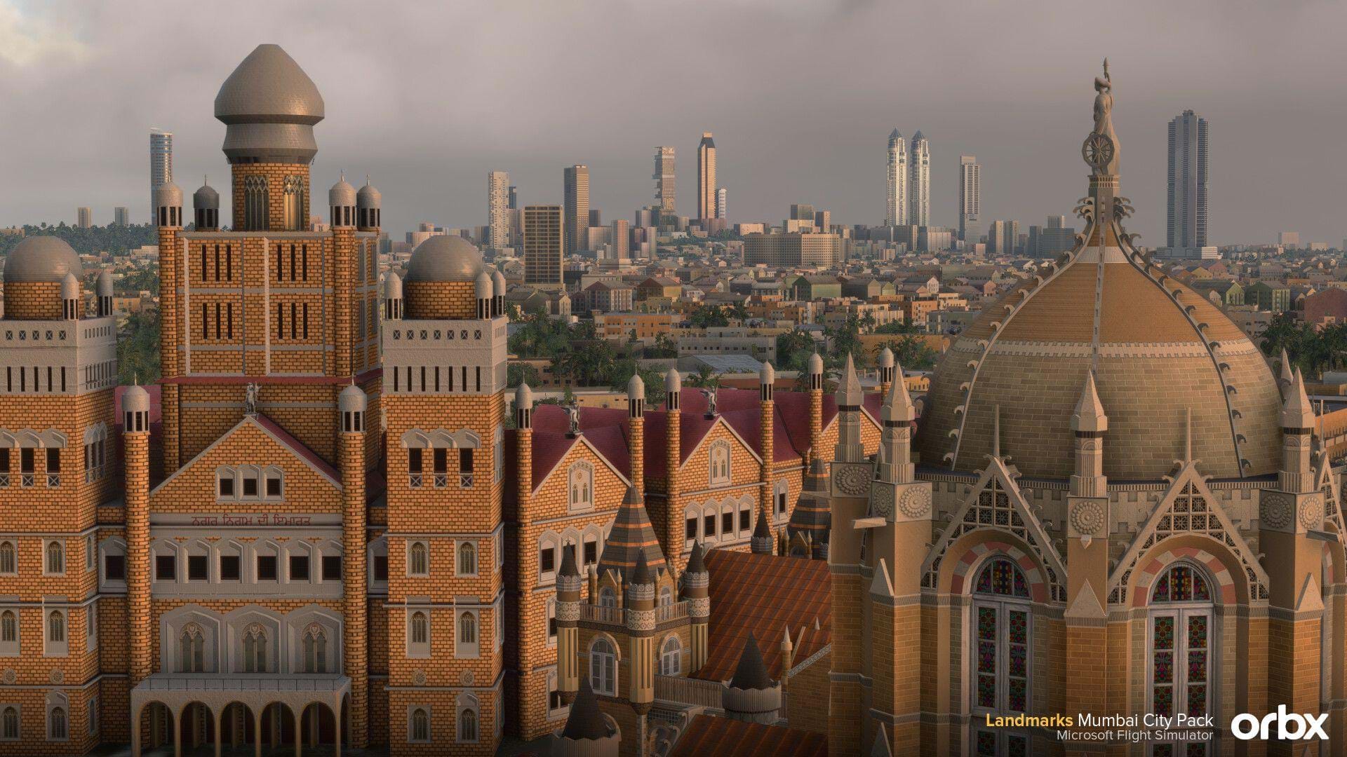 Orbx Landmarks Mumbai City Pack for Microsoft Flight Simulator