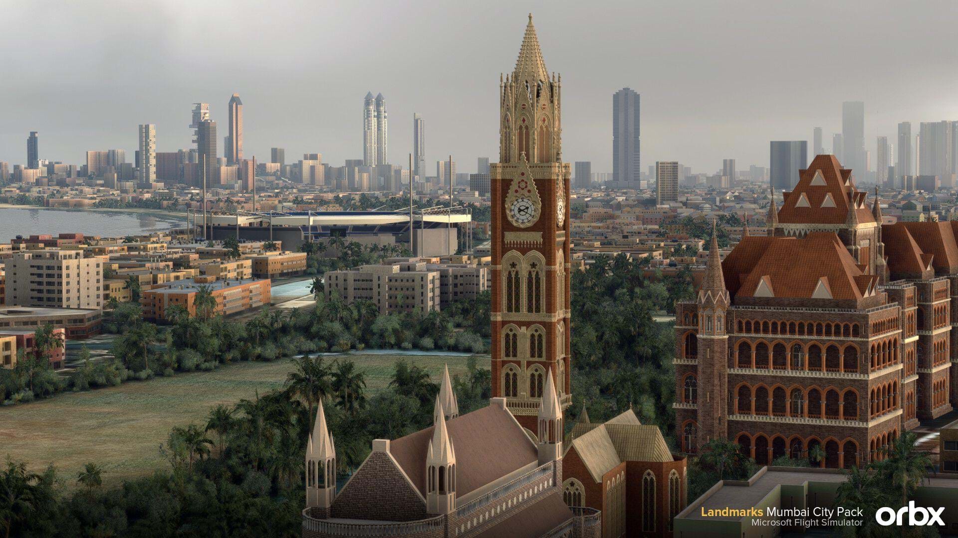Orbx Landmarks Mumbai City Pack for Microsoft Flight Simulator