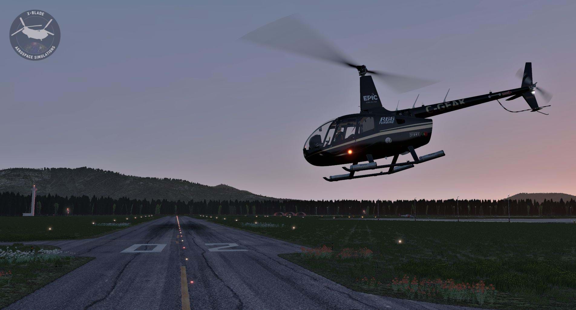 X-Blade Aerospace Simulations Rotor Creek for X-Plane