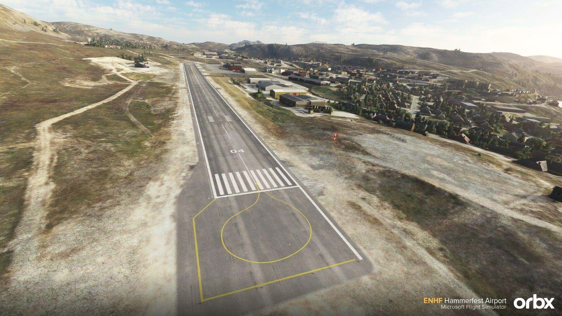 ORBX ENHF Hammerfest Airport for Microsoft Flight Simulator