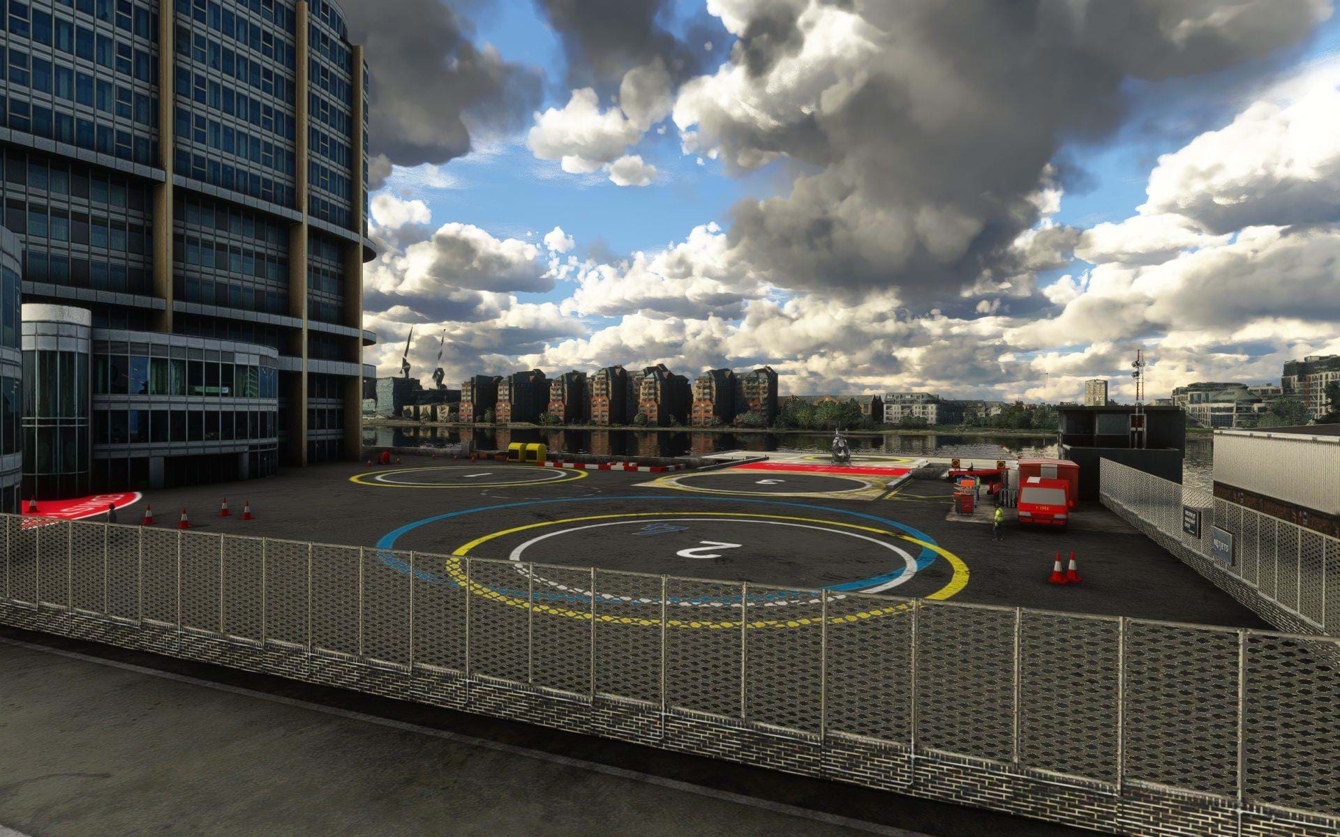 Charity Scenery Project London Heliport (EGLW) for Microsoft Flight Simulator
