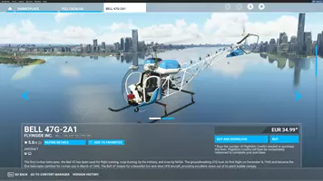FlyInside Bell 47 for MSFS now available in the marketplace