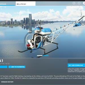 FlyInside Bell 47 for MSFS now available in the marketplace