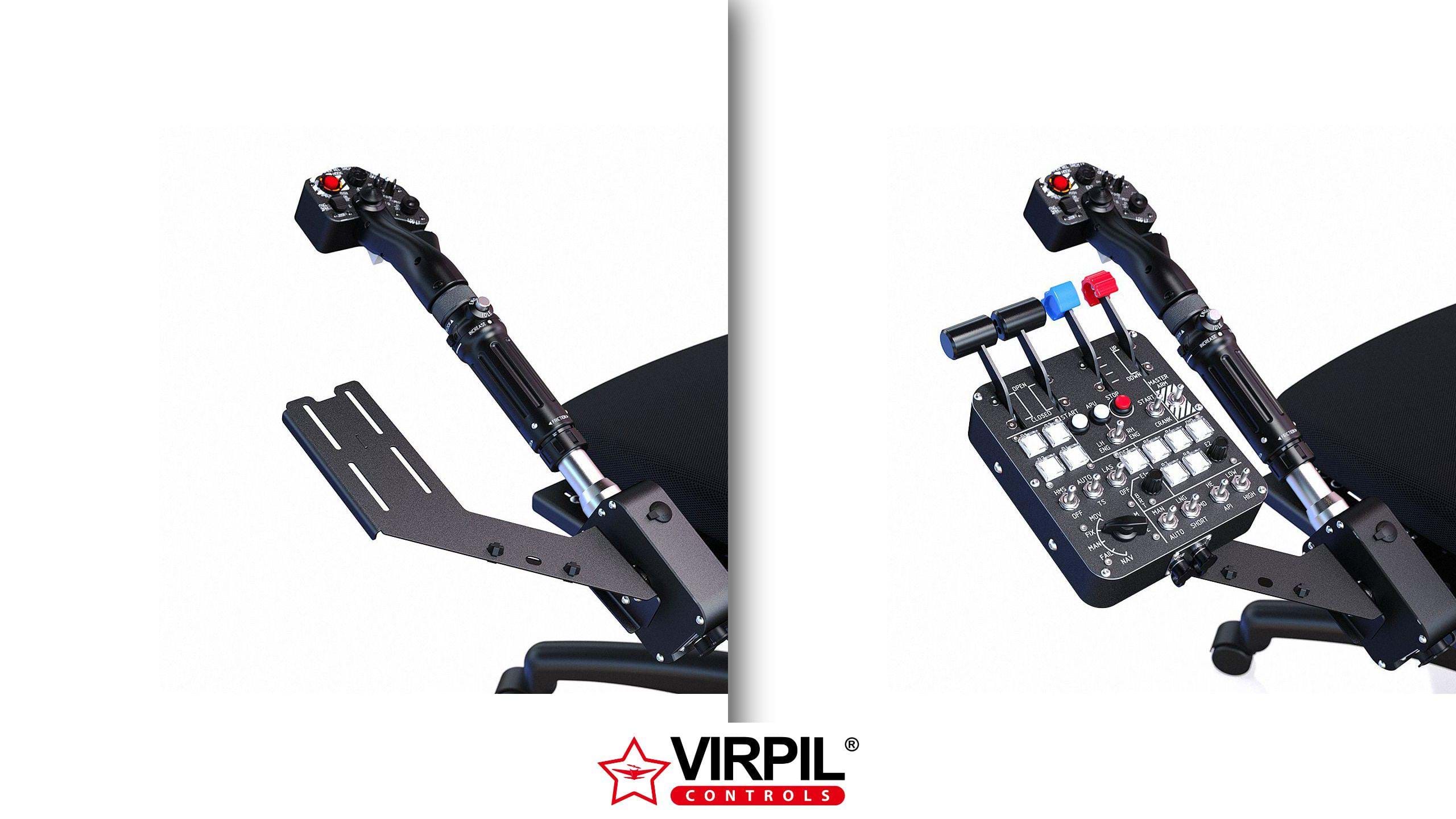 VIRPIL Released Control Panel Mount Adapter for their Collective Bases
