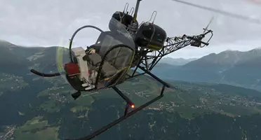 FlyInside working on Bell 47G2 for X-Plane (updated)