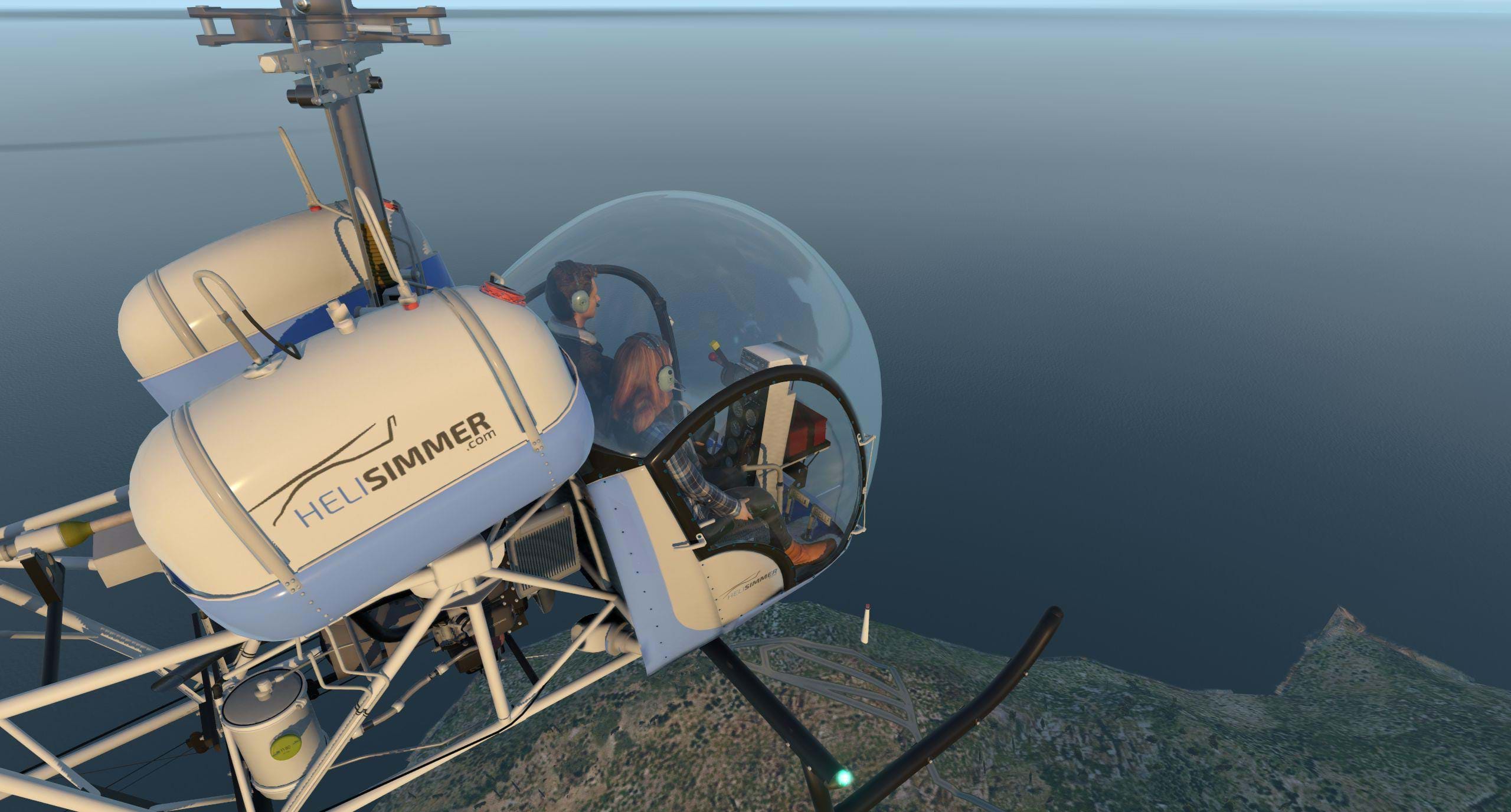 FlyInside Bell 47G2 for X-Plane - no passenger