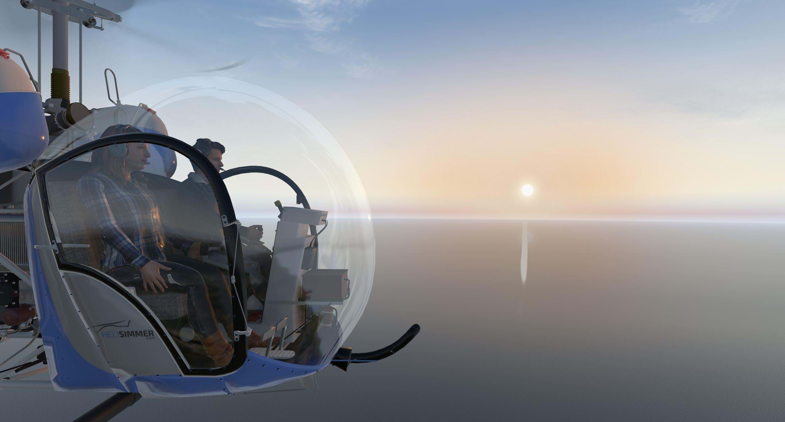 FlyInside Bell 47G2 for X-Plane - crew