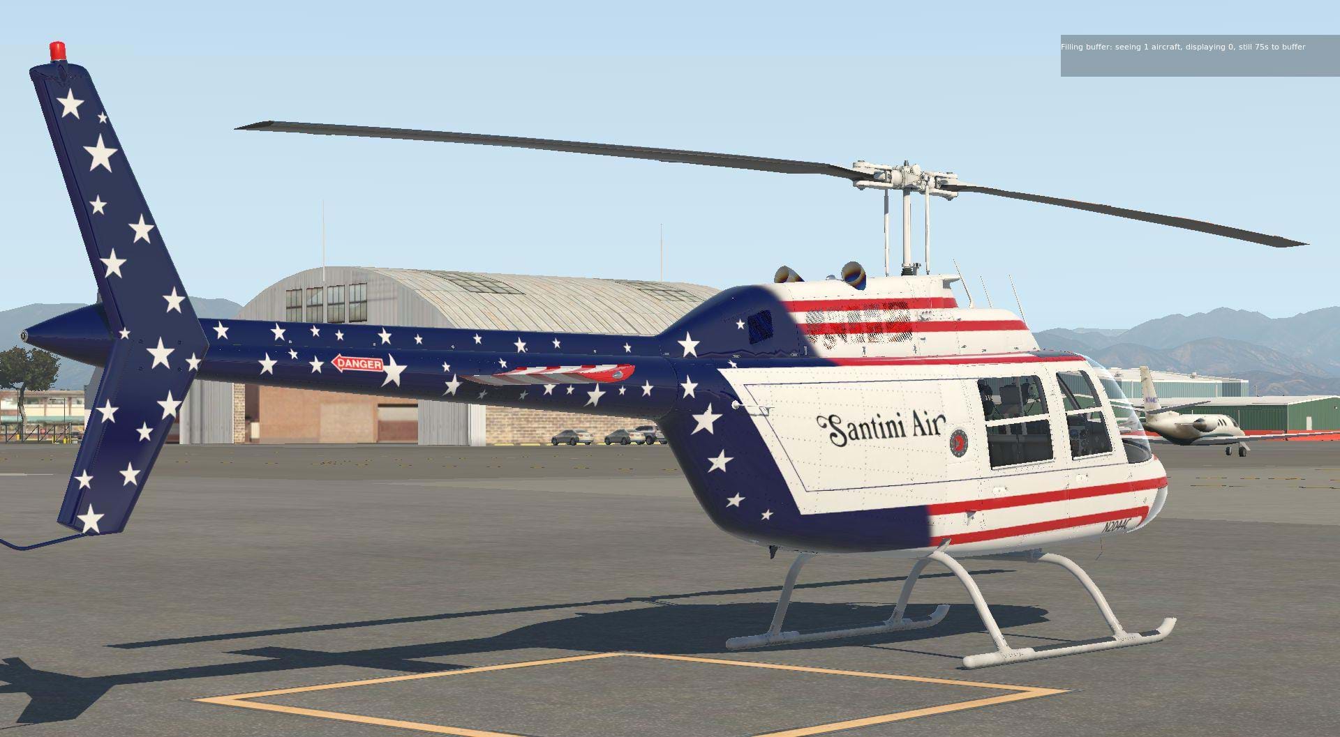 Cowan Simulation Bell 206B3 JetRanger for X-Plane - Santini Air