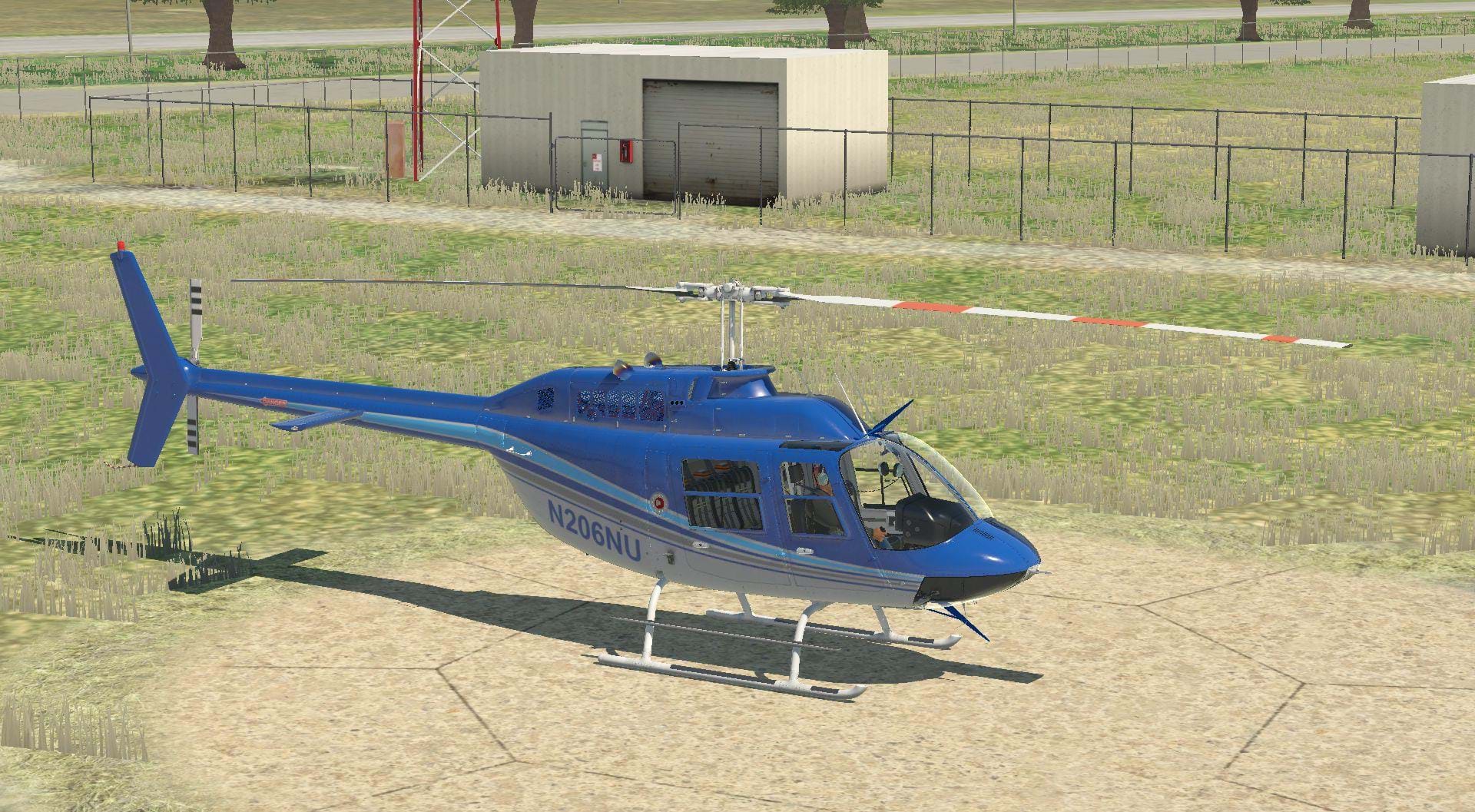 Cowan Simulation Bell 206B3 JetRanger for X-Plane - High skid