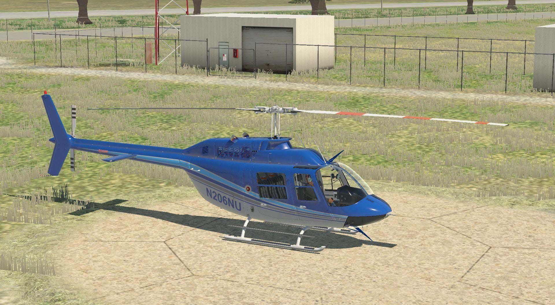 Cowan Simulation Bell 206B3 JetRanger for X-Plane - Low skid