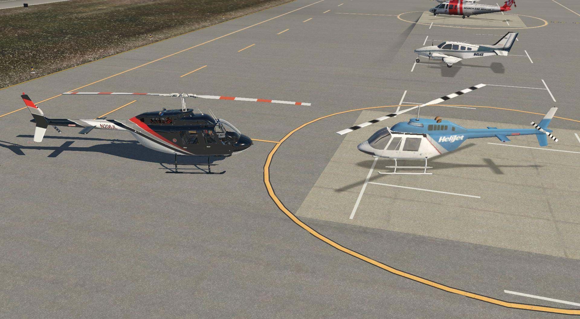 Bell 206 in X-Plane - where it started and how it's going