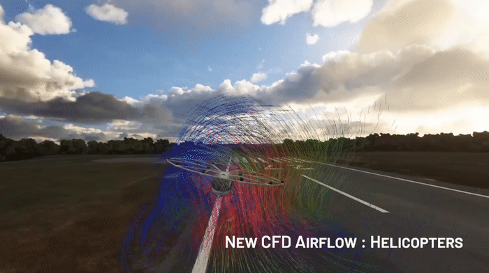 New CFD Airflow in MSFS - Helicopters